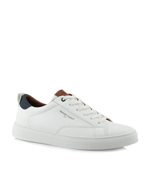 RENATO GARINI-TORINO 747 (Q57007471I77)-WHITE-NAVY-TAN