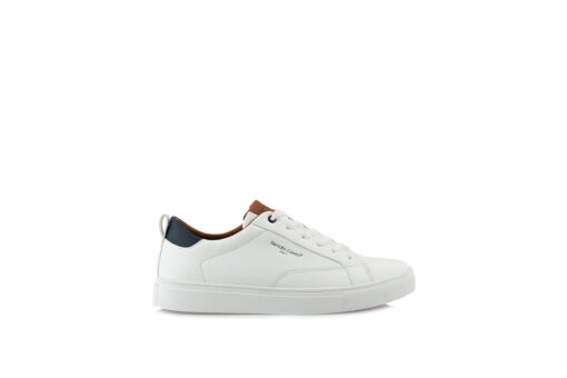 RENATO GARINI-TORINO 747 (Q57007471I77)-WHITE-NAVY-TAN - Image 2