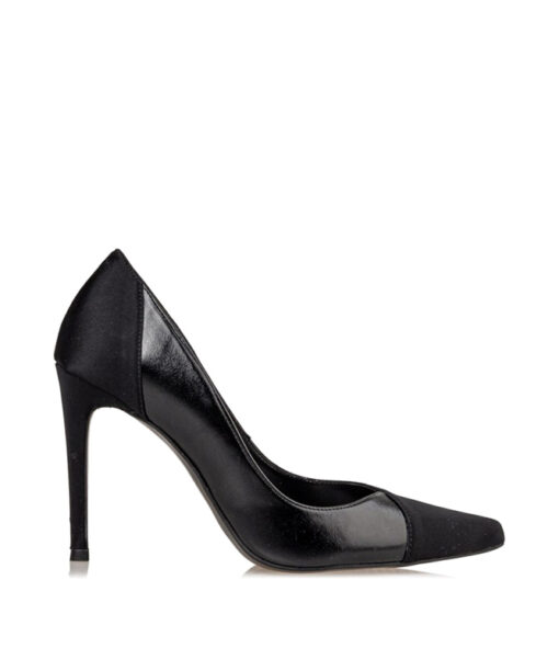 Alternative view of ENVIE SHOES-SHINY STILETTO PUMPS (E02-16061-34)-BLACK