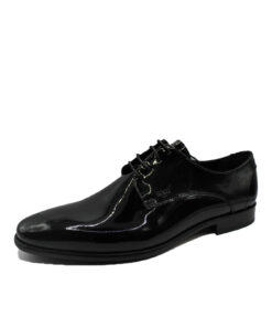 BOSS SHOES (V6383 PAT)-BLACK PATENT