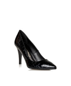 ENVIE SHOES (E02-12103-34)-BLACK CROCO