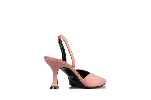 ENVIE SHOES-SATIN SLINGBACK PUMPS (E02-16030-90)-NUDE - Image 3