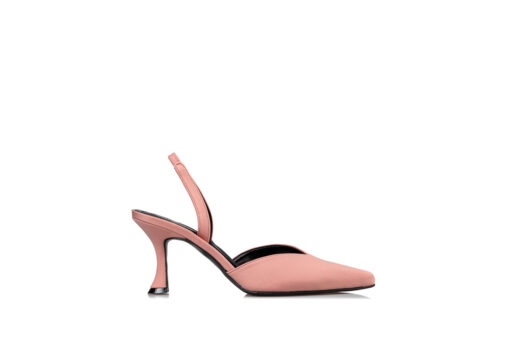 ENVIE SHOES-SATIN SLINGBACK PUMPS (E02-16030-90)-NUDE - Image 2