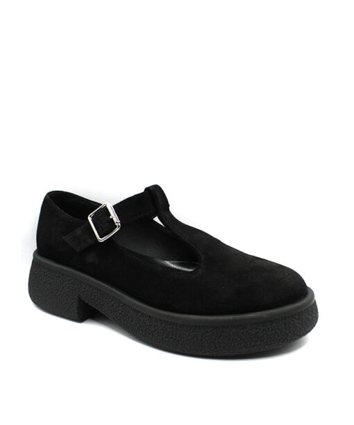 KATIA SHOES (K6-Z)-BLACK CASTOR