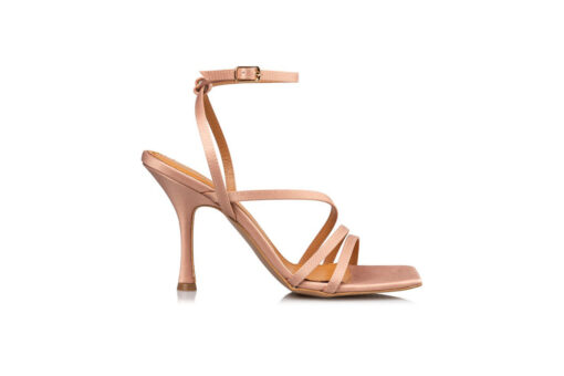 ENVIE SHOES-WRAPAROUND SATIN SANDALS (E02-17050-90)-NUDE - Image 2
