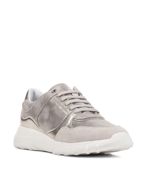 GEOX-D ALLENIEE A (D35LPA-0NFBN-CH62L)-TAUPE-LT GOLD