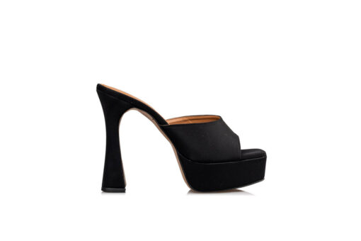 ENVIE SHOES-HIGH HEEL PLATFORM MULES (E02-17102-34)-BLACK - Image 2