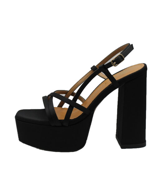 Alternative view of ENVIE SHOES-HIGH HEEL PLATFORM SANDALS (E02-17111-34)-BLACK