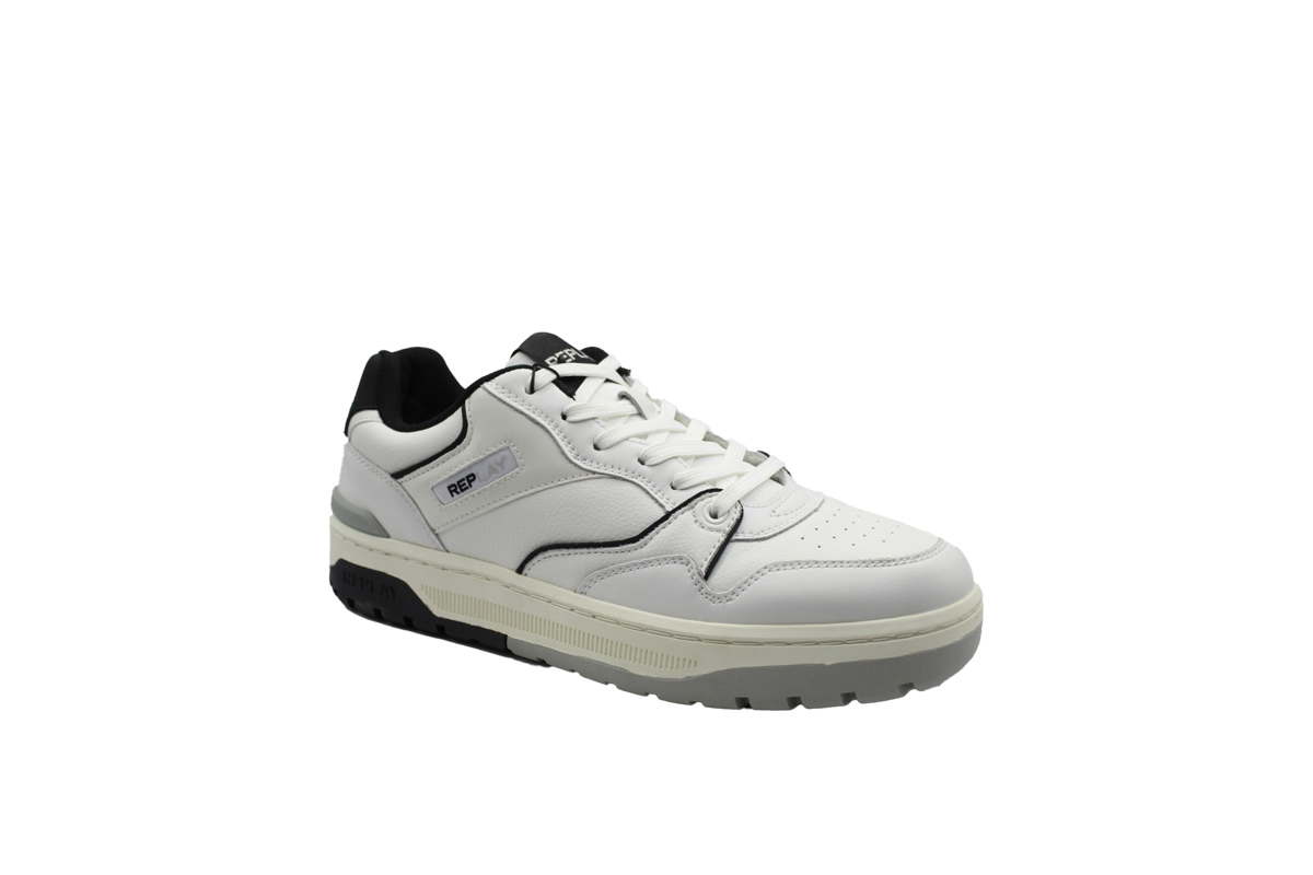REPLAY-GEMINI ACTION (RZ4S0001L-0062)-WHITE-BLACK