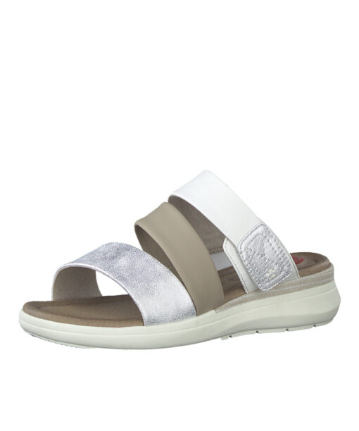 JANA SHOES (27267-20-191)-WHITE-SILVER