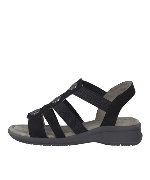 Alternative view of JANA SHOES (28165-20-001)-BLACK