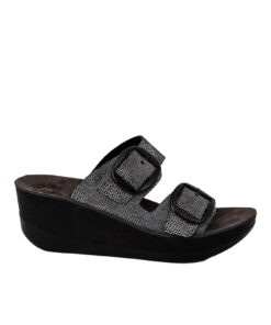 FANTASY SANDALS-HELENA-(5017)-BLACK-DALMATIAN