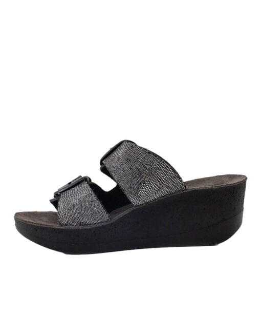 Alternative view of FANTASY SANDALS-HELENA-(5017)-BLACK-DALMATIAN
