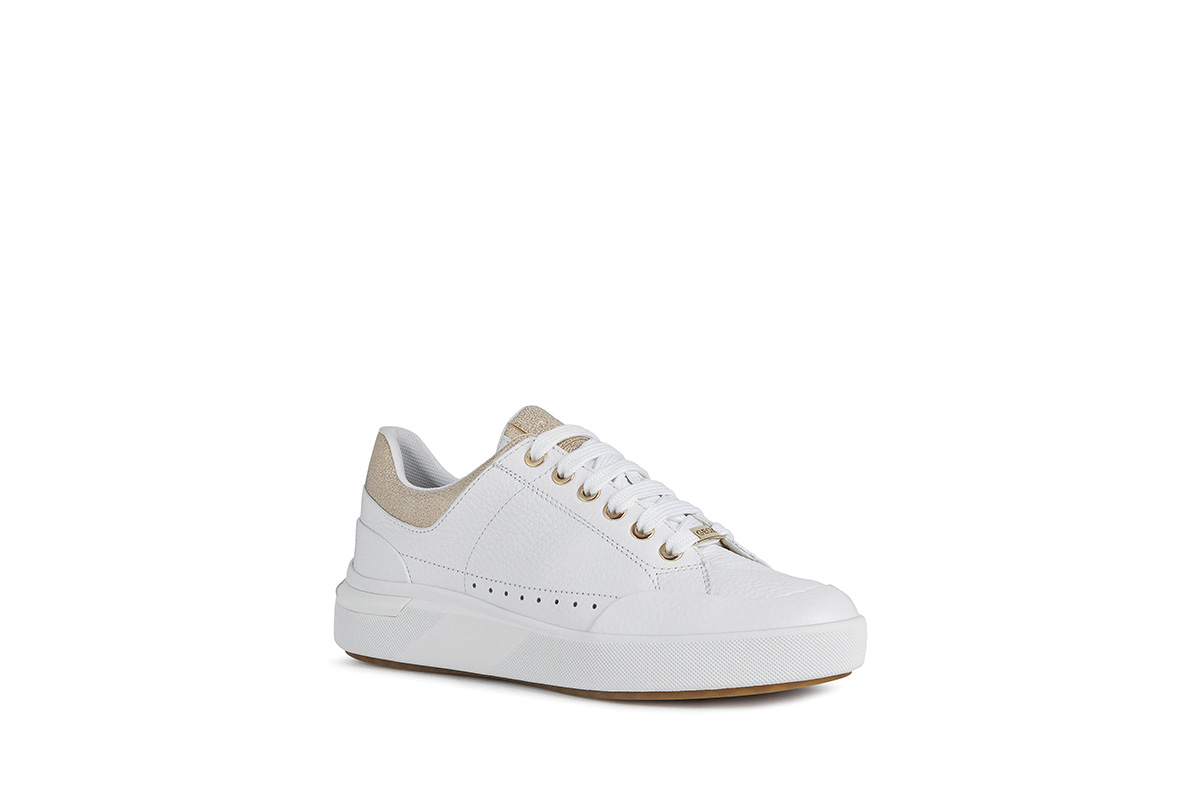 GEOX-D DALYLA A (D25QFA-046BN-C1ZB5)-WHITE-CHAMPAGNE