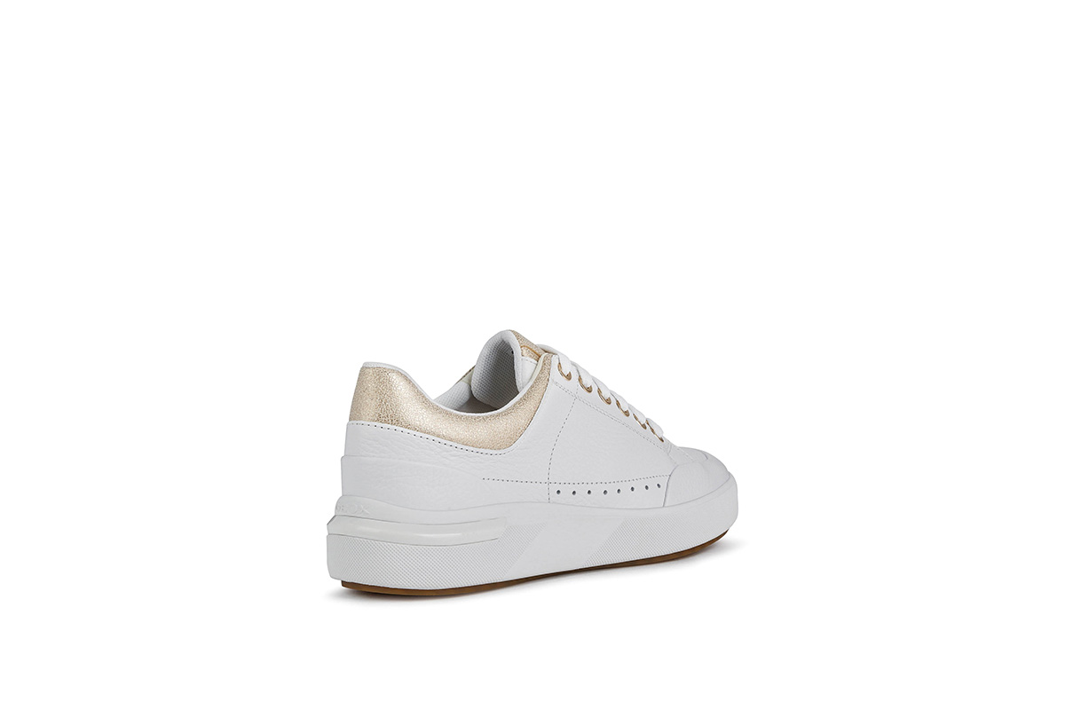 GEOX-D DALYLA A (D25QFA-046BN-C1ZB5)-WHITE-CHAMPAGNE - Image 3