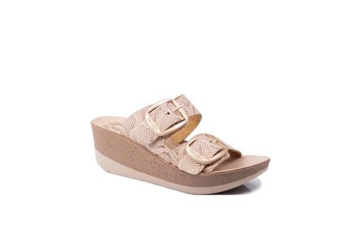 FANTASY SANDALS-HELENA-(5017)-ROSEGOLD-LIZARD