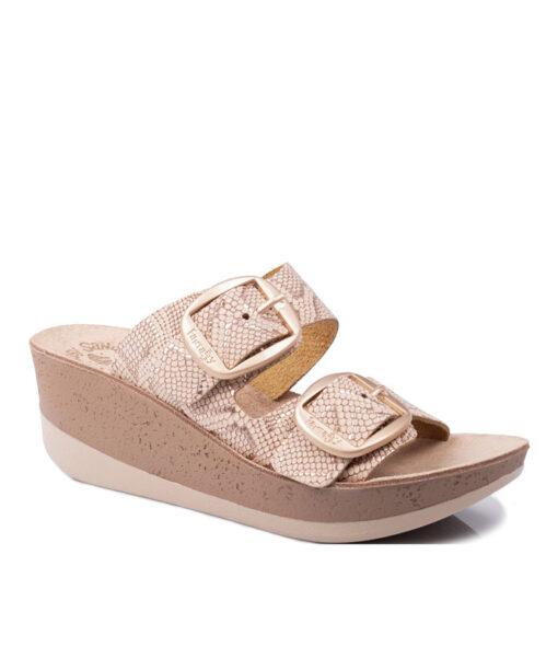 FANTASY SANDALS-HELENA-(5017)-ROSEGOLD-LIZARD