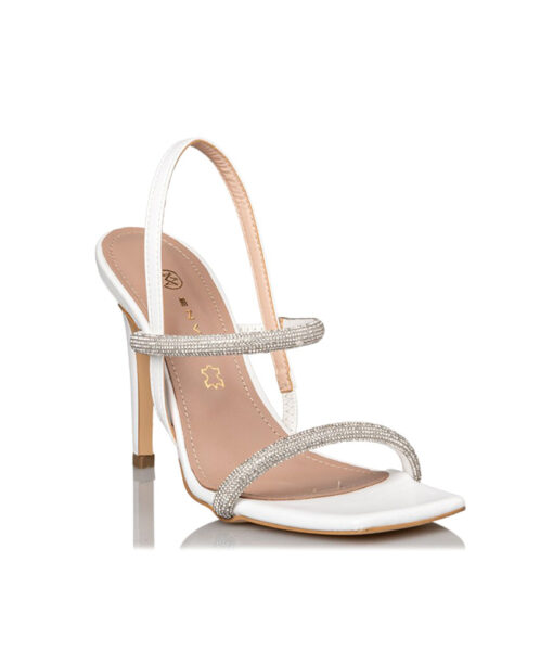 ENVIE SHOES-STILETTO SANDALS (E02-15172-33)-WHITE