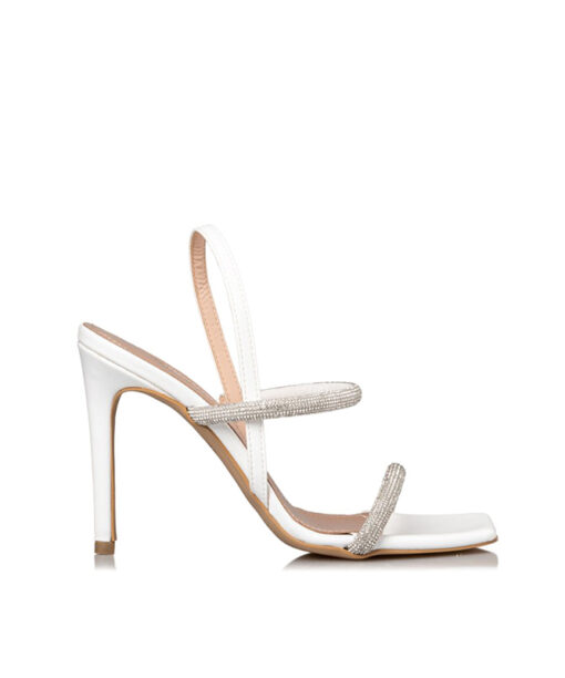 Alternative view of ENVIE SHOES-STILETTO SANDALS (E02-15172-33)-WHITE