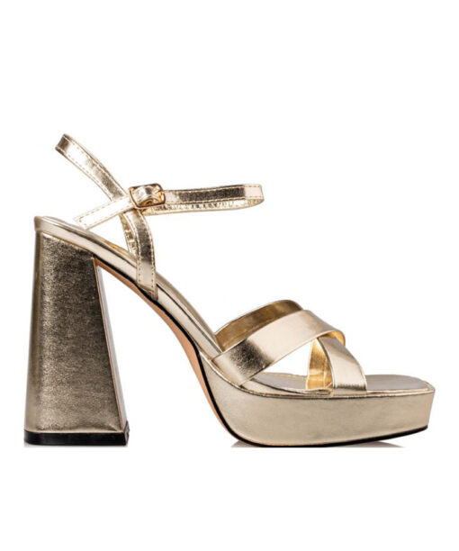 Alternative view of ENVIE SHOES-(E45-17153)-GOLD