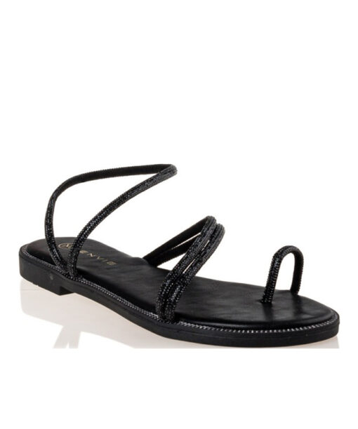 ENVIE SHOES-FLAT SANDALS (E96-17327-34)-BLACK