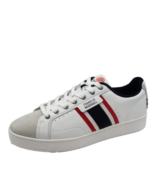FRANKLIN MARSHALL-SIGMA-FLAG (FHIG0025L-0218)-WHITE-NAVY-RED