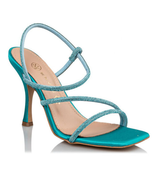 ENVIE SHOES-CRYSTAL EMBELLISHED SANDALS (E02-17051-65)-PETROL