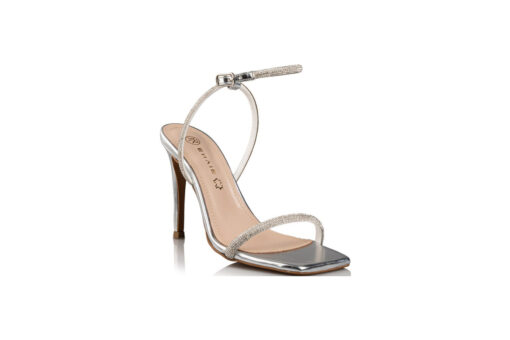 ENVIE SHOES-CRYSTAL EMBELLISHED SANDALS (E02-17071-21)-SILVER