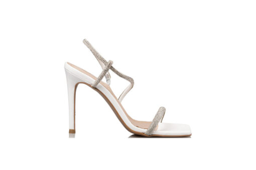 ENVIE SHOES-CRYSTAL EMBELLISHED SANDALS (E02-17072-33)-WHITE - Image 2