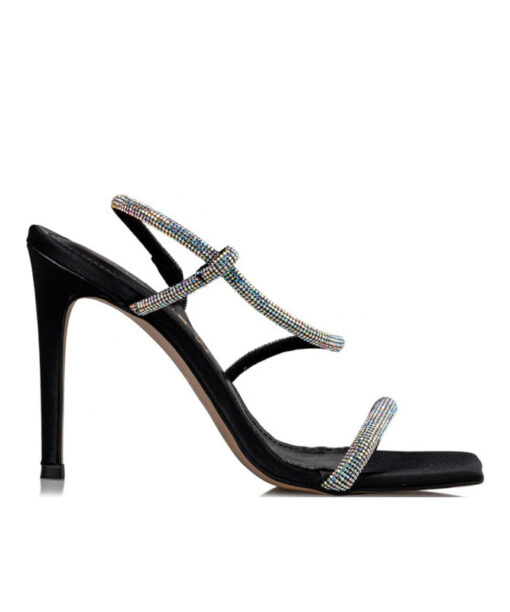 Alternative view of ENVIE SHOES-CRYSTAL EMBELLISHED SANDALS (E02-17072-34)-BLACK