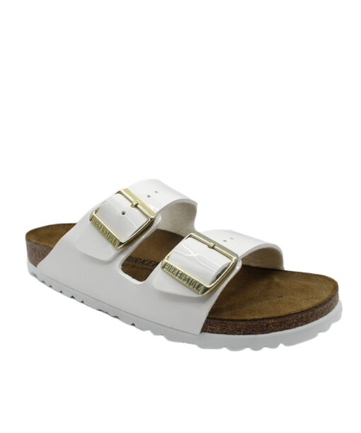 BIRKENSTOCK-CLASSIC-ARIZONA BS (1005294)-PATENT WHITE
