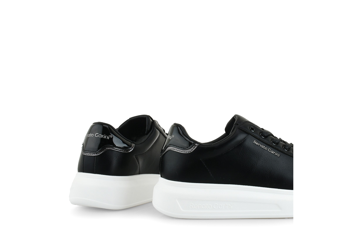 RENATO GARINI-MARCELLO-2215 (R5700251302X)-BLACK-BLACK PAT-PEWTER-WHITE OUTSOLE - Image 3