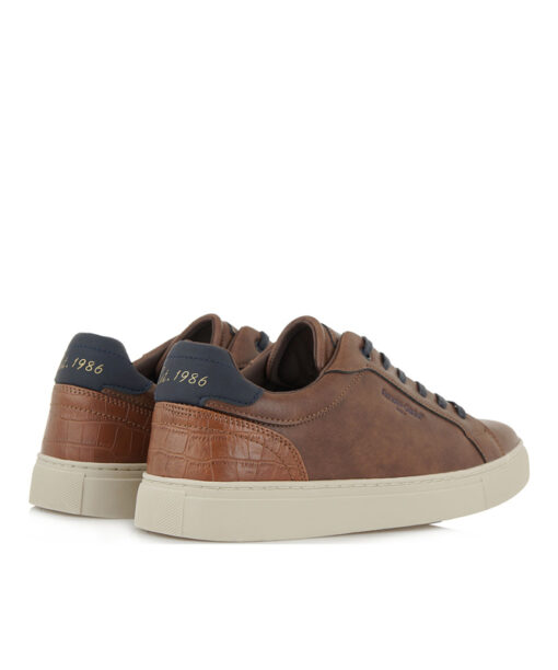 Alternative view of RENATO GARINI TORINO-909 (R5700909161X)-TAN-NAVY-TAN CROCO-BEIZE OUTSOLE