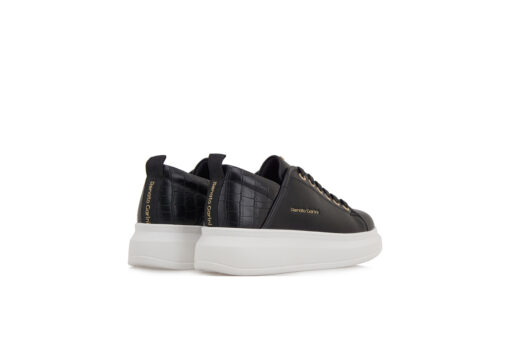 RENATO GARINI (R119R016212J)-BLACK-BLACK CROCO - Image 3