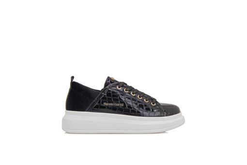 RENATO GARINI (R119R016275H)-BLACK PATENT CROCO - Image 2