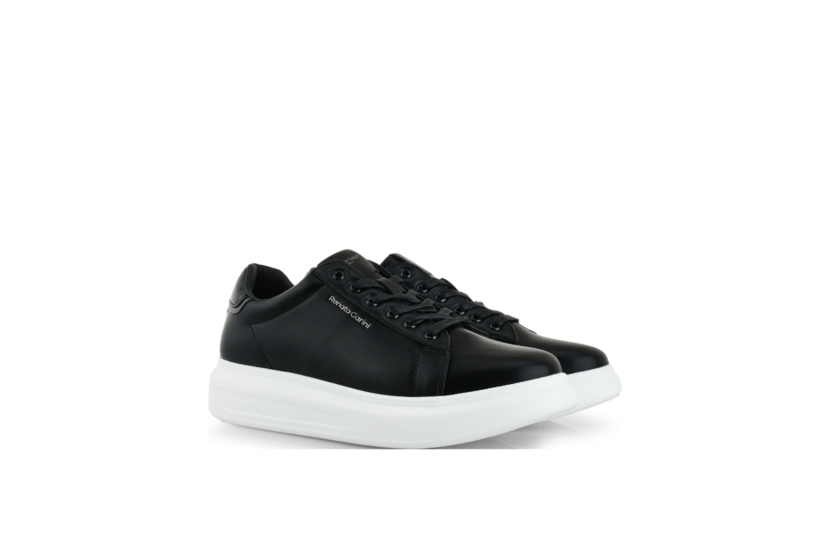 RENATO GARINI-MARCELLO-2215 (R5700251302X)-BLACK-BLACK PAT-PEWTER-WHITE OUTSOLE