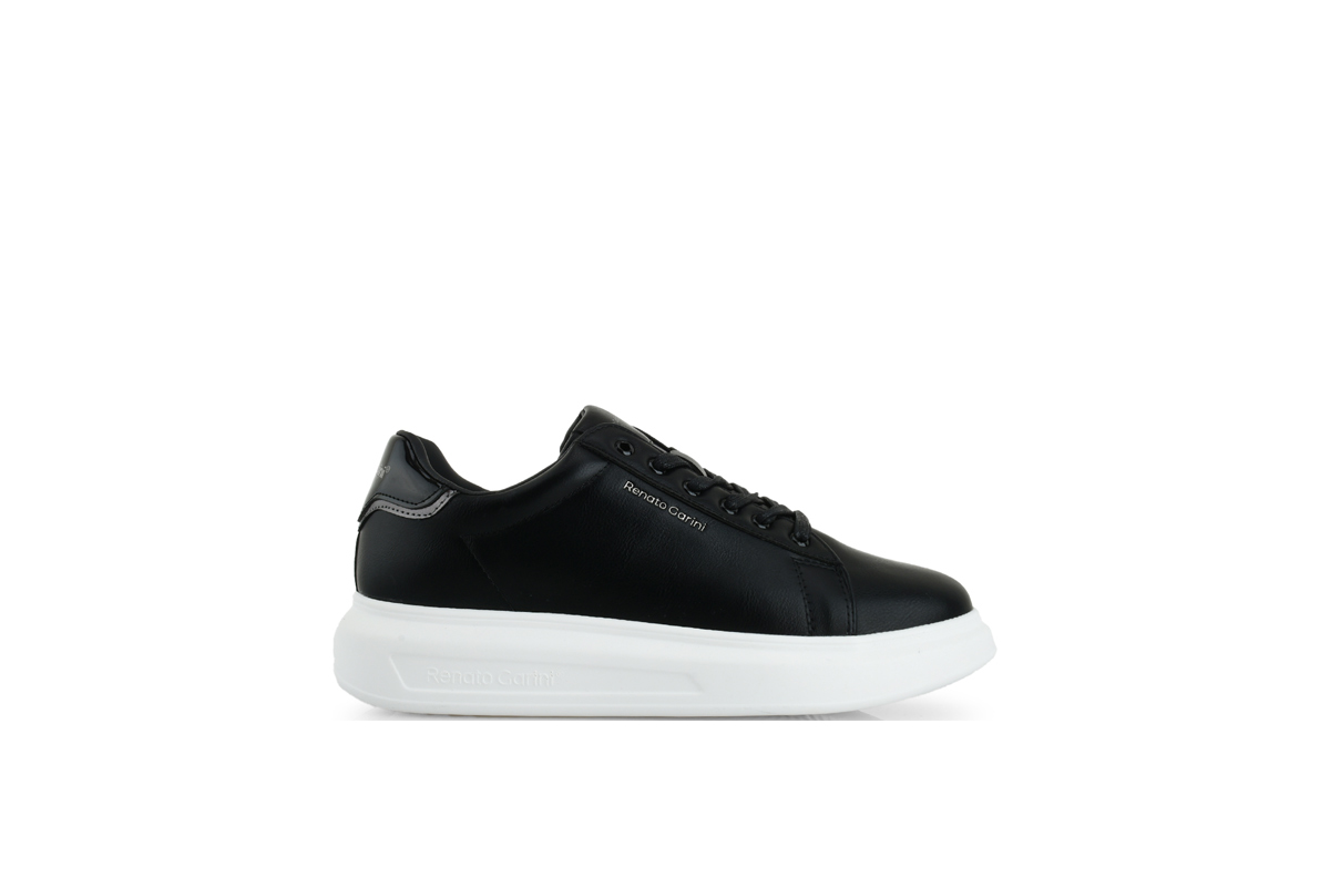 RENATO GARINI-MARCELLO-2215 (R5700251302X)-BLACK-BLACK PAT-PEWTER-WHITE OUTSOLE - Image 2