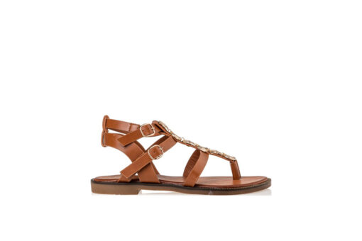 ENVIE SHOES-FLAT SANDALS (E96-17254-26)-CAMEL - Image 2