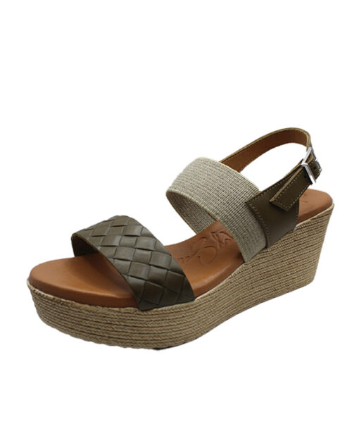 Oh My Sandals (5030)-DIANA KAKI COMBI