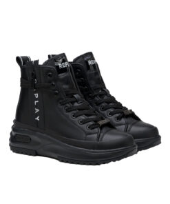 REPLAY-AQUA ZIP 2 (RV1H0021S-0003)-BLACK