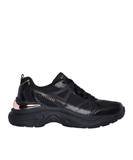 Alternative view of SKECHERS-HAZEL-FAYE (177576-BBK)-BLACK