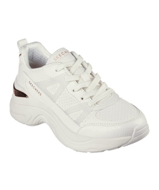 SKECHERS-HAZEL-FAYE (177576-WHT)-WHITE