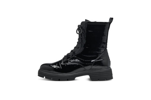 Tamaris-(25264-41-087)-BLK PATENT STR - Image 3