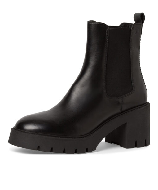 Tamaris-(25469-41-003)-BLACK LEATHER