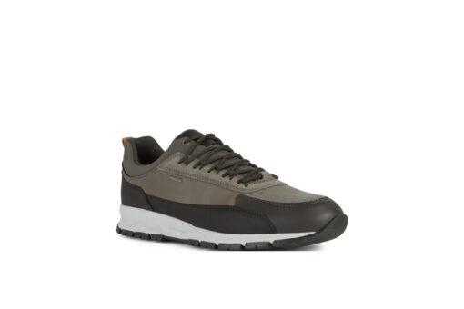 GEOX-U DELRAY B ABX B (U260MB-0FE22-C6T1B)-DK COFFEE-DOVE GRAY