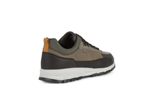 GEOX-U DELRAY B ABX B (U260MB-0FE22-C6T1B)-DK COFFEE-DOVE GRAY - Image 4