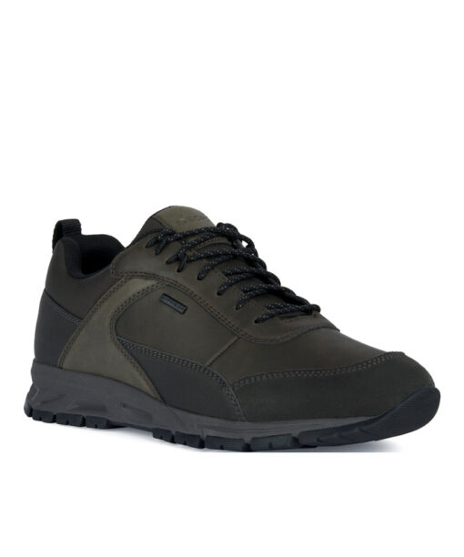 GEOX-U DELRAY B ABX A (U360MA-0MEBU-C6TA3)-DK COFFEE-MILITARY
