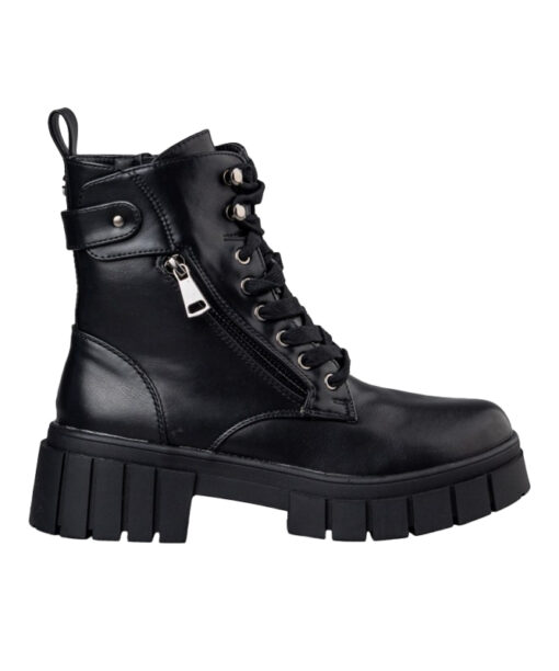 Alternative view of ENVIE SHOES-COMBAT BOOTS (E14-18118-34)-BLACK
