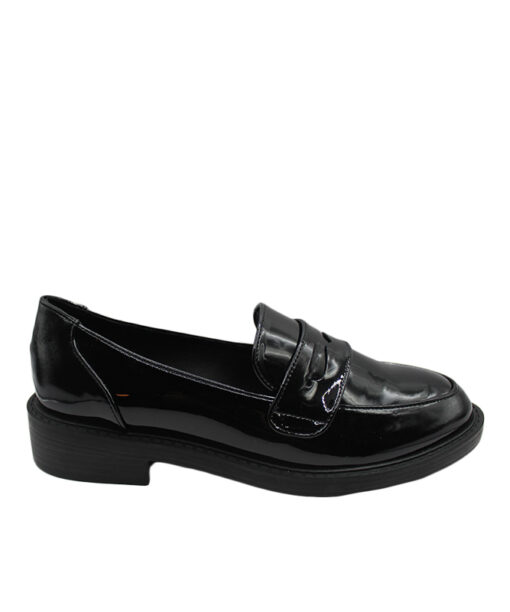 Alternative view of ENVIE SHOES-MOCCASINS (V36-18285-34)-BLACK