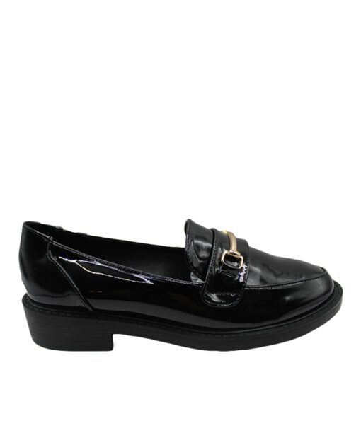 Alternative view of ENVIE SHOES-MOCCASINS (V36-18286-34)-BLACK